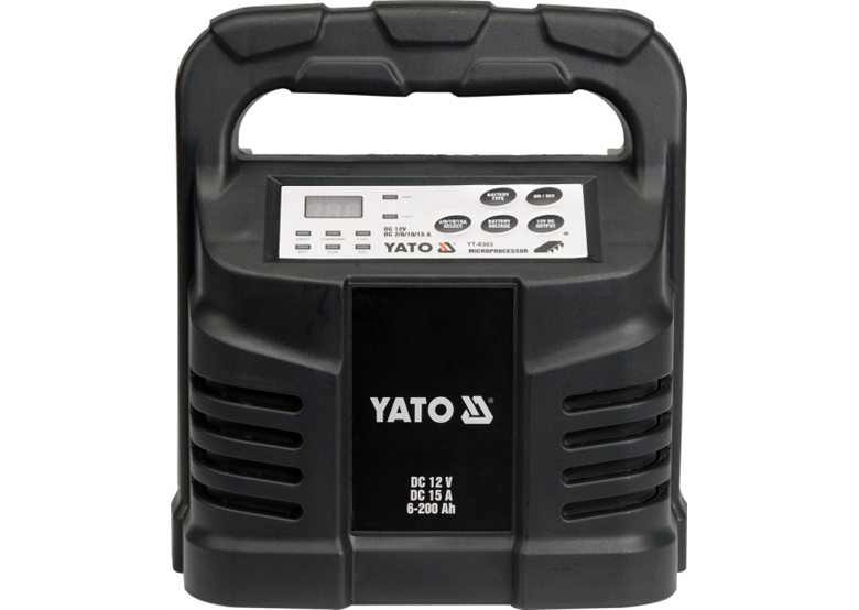Prostownik elektroniczny 12V 15A 6-200Ah Yato YT-8303