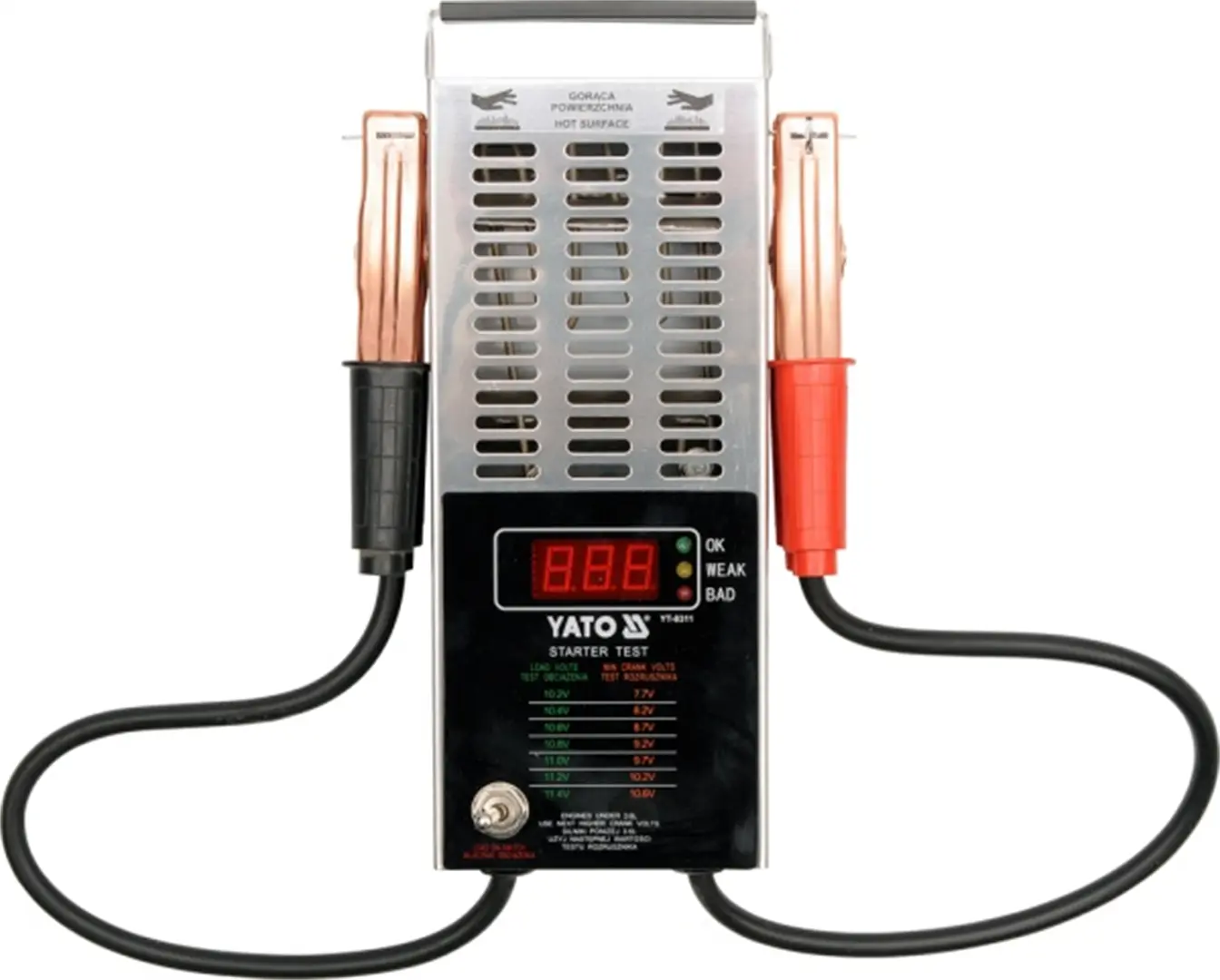 Tester akumulatorów cyfrowy 12V Yato YT-8311