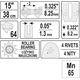 Prowadnica łańcucha Yato YT-84933